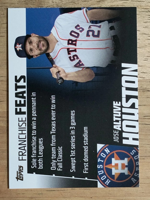 2019 Topps Franchise Feats #FF12 Jose Altuve