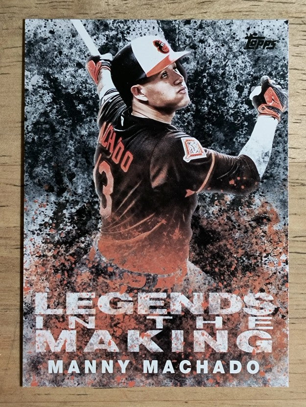 2018 Topps Legends in the Making Black #LTMMM Manny Machado