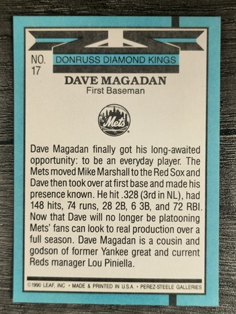1991 Donruss #17 Dave Magadan DK