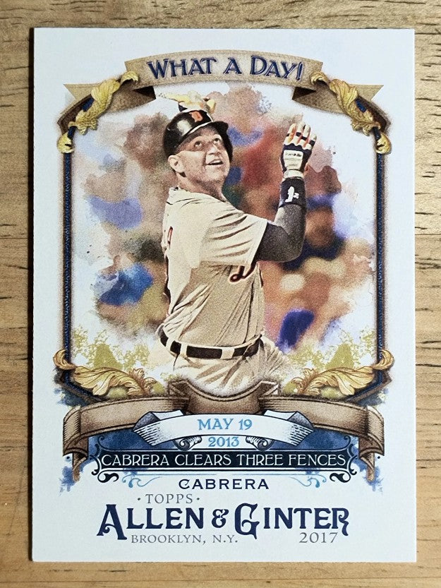 2017 Topps Allen and Ginter What a Day #WAD74 Miguel Cabrera