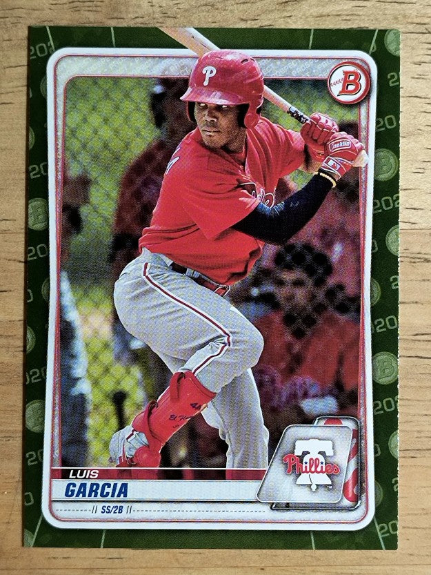 2020 Bowman Prospects Camo #BP126 Luis Garcia