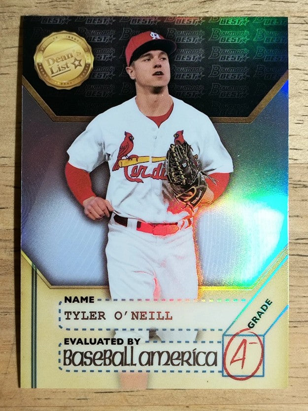 2017 Bowman's Best Baseball America's Dean's List #BADLTO Tyler O'Neill
