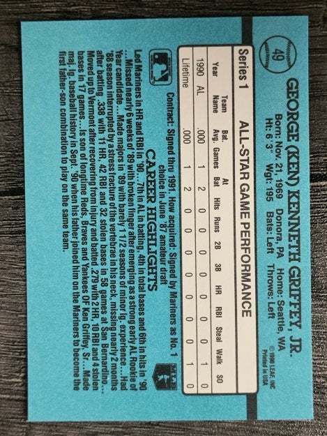 1991 Donruss #49 Ken Griffey Jr. AS