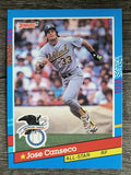 1991 Donruss #50A Jose Canseco AS ERR/Team in stat box is A's