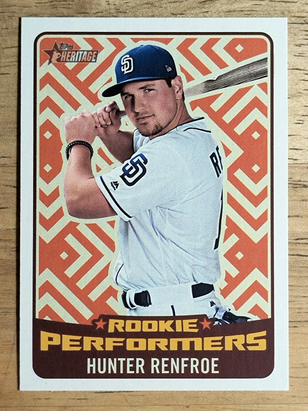 2017 Topps Heritage Rookie Performers #RPHR Hunter Renfroe