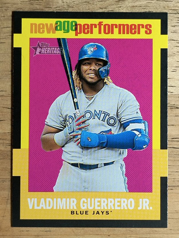 2020 Topps Heritage New Age Performers #NAP10 Vladimir Guerrero Jr.