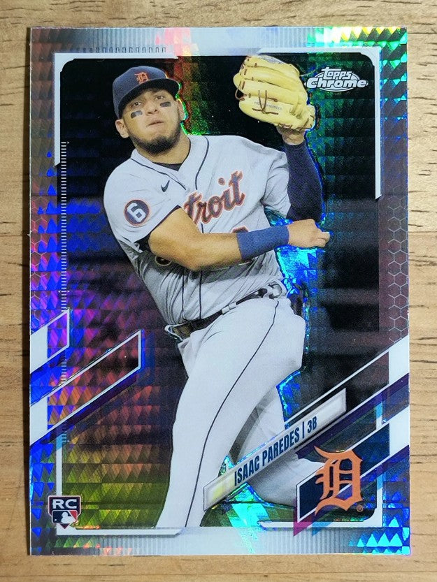 2021 Topps Chrome Prism Refractors #66 Isaac Paredes