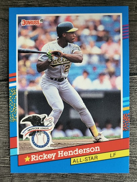 1991 Donruss #53 Rickey Henderson AS