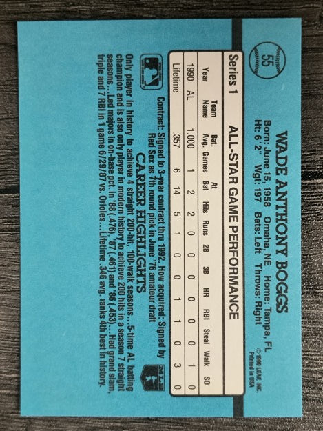 1991 Donruss #55 Wade Boggs AS