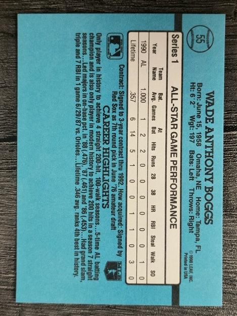 1991 Donruss #55 Wade Boggs AS