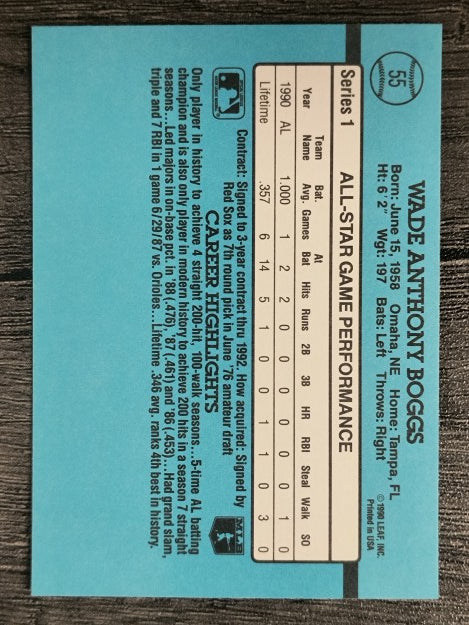 1991 Donruss #55 Wade Boggs AS