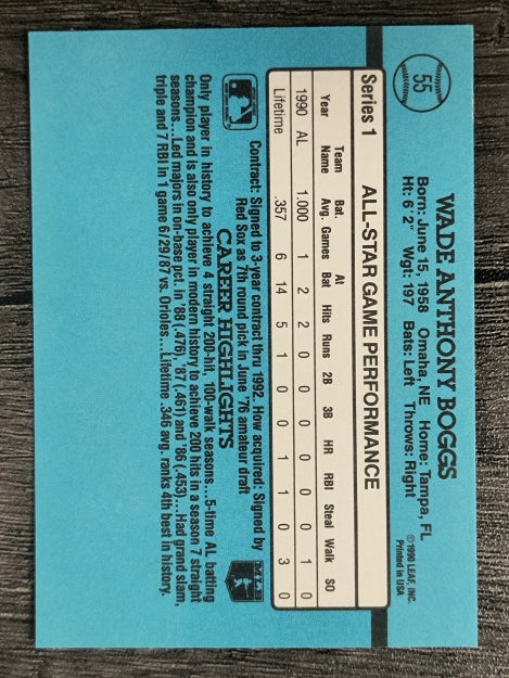 1991 Donruss #55 Wade Boggs AS