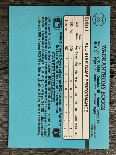 1991 Donruss #55 Wade Boggs AS