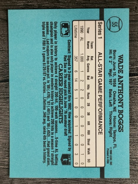 1991 Donruss #55 Wade Boggs AS