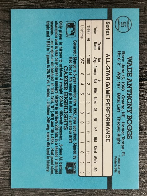 1991 Donruss #55 Wade Boggs AS