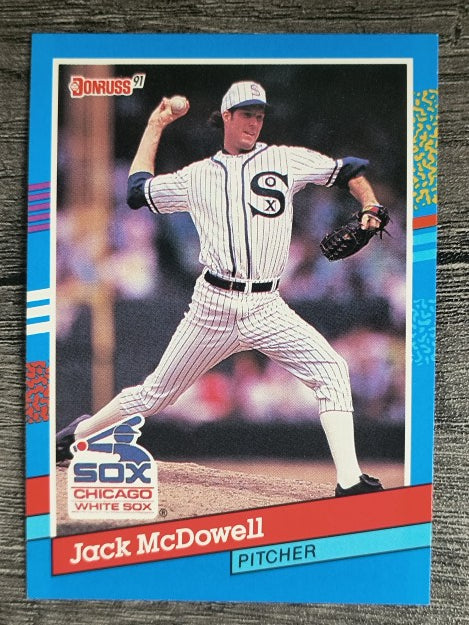1991 Donruss #57A Jack McDowell ERR/Career stats do not include 1990