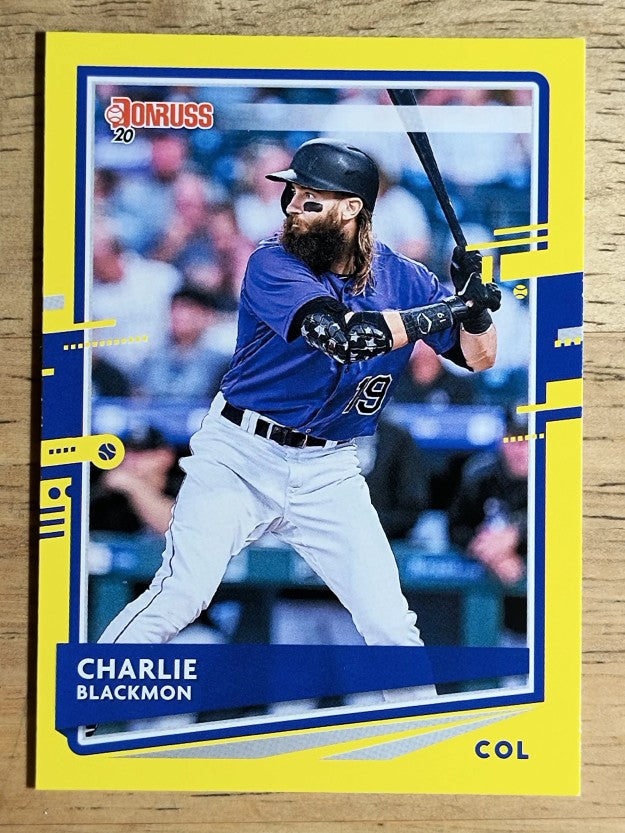 2020 Donruss Yellow #66 Charlie Blackmon