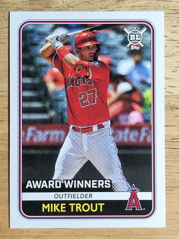 2020 Topps Big League #285 Mike Trout AW