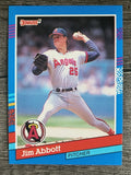 1991 Donruss #78 Jim Abbott