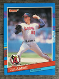 1991 Donruss #78 Jim Abbott