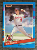 1991 Donruss #78 Jim Abbott