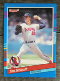 1991 Donruss #78 Jim Abbott
