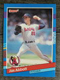 1991 Donruss #78 Jim Abbott