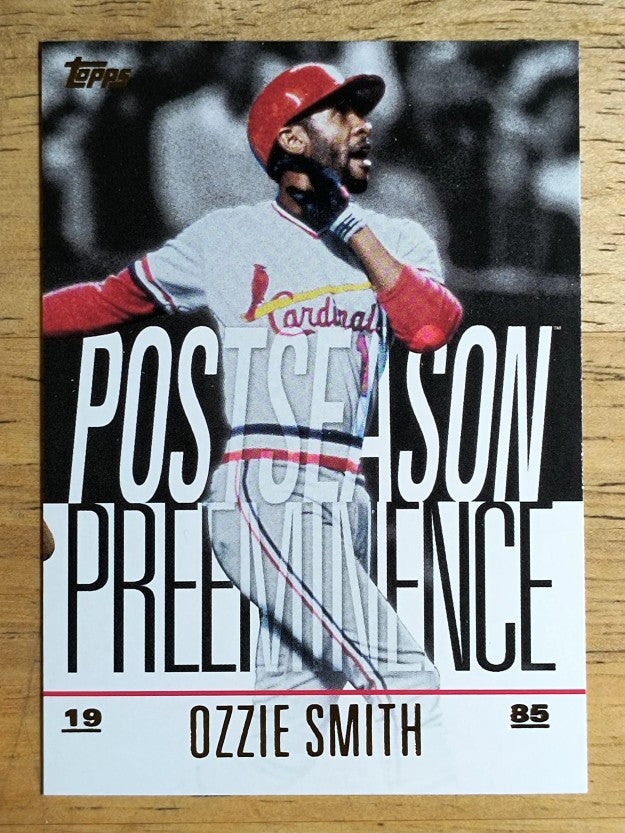 2018 Topps Update Postseason Preeminence #PO5 Ozzie Smith