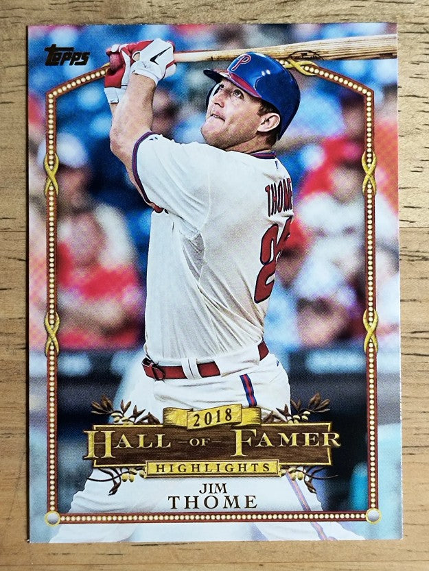 2018 Topps Update Hall of Famer Highlights #HFH15 Jim Thome