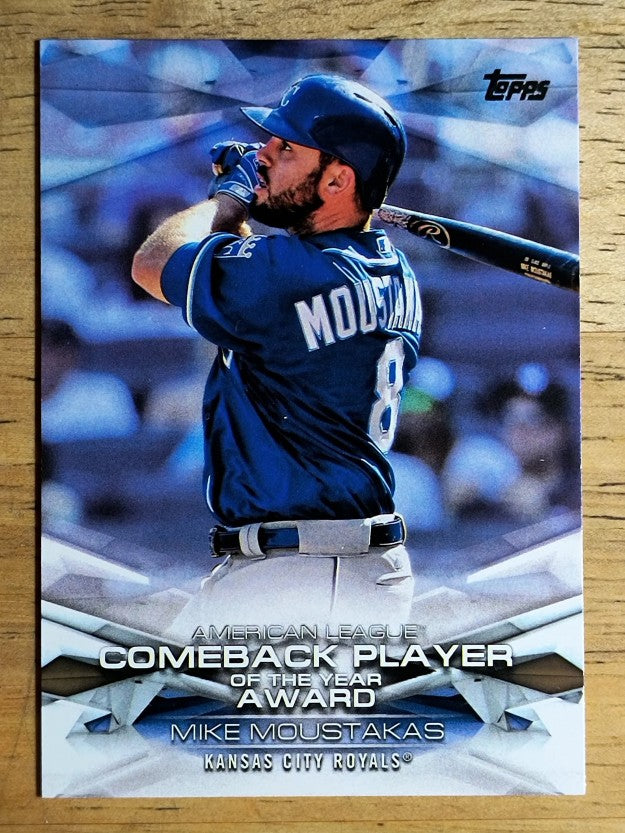 2018 Topps MLB Awards Blue #MLBA6 Mike Moustakas