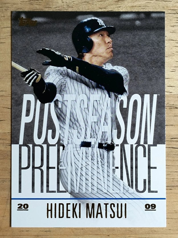 2018 Topps Update Postseason Preeminence #PO14 Hideki Matsui