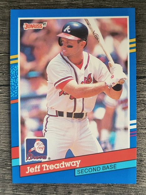 1991 Donruss #117 Jeff Treadway