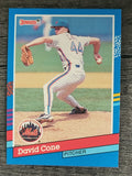 1991 Donruss #154 David Cone