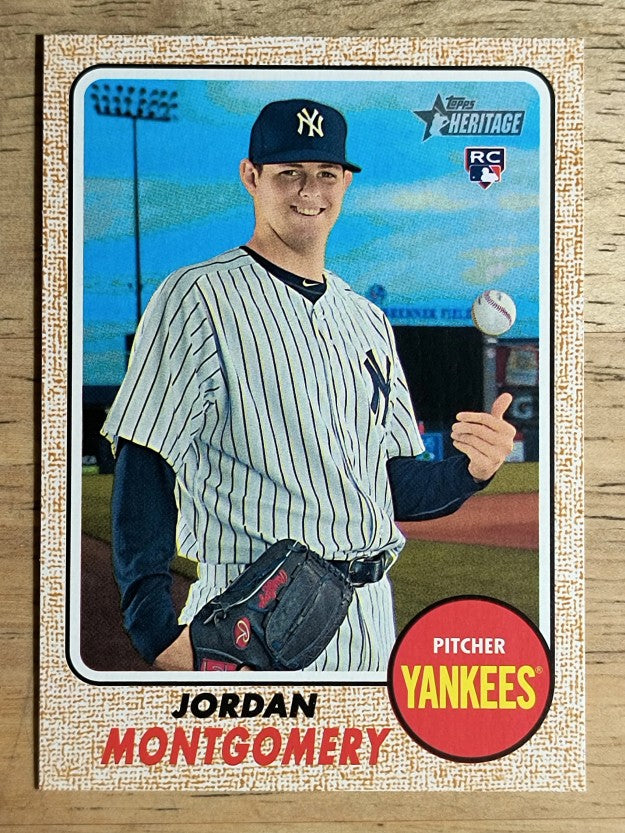 2017 Topps Heritage #646A Jordan Montgomery RC