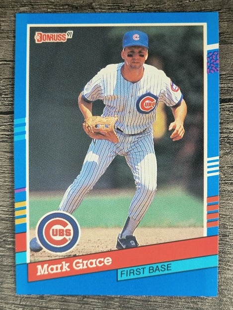 1991 Donruss #199 Mark Grace