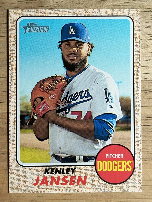 2017 Topps Heritage #712A Kenley Jansen SP