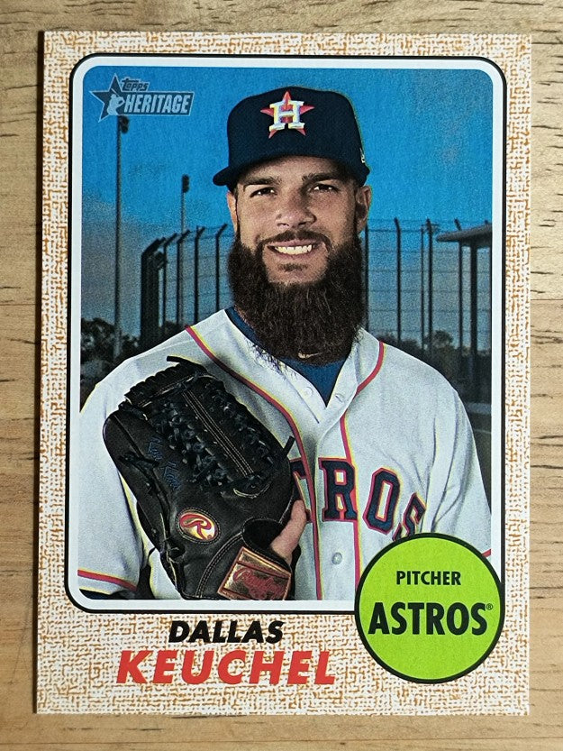 2017 Topps Heritage #719A Dallas Keuchel SP