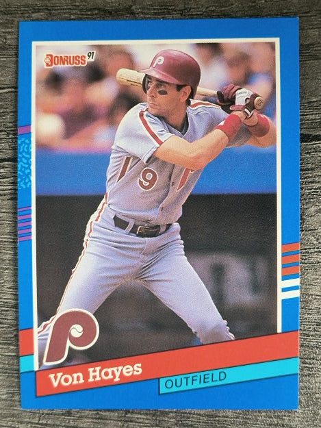 1991 Donruss #222 Von Hayes