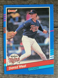 1991 Donruss #264 David West