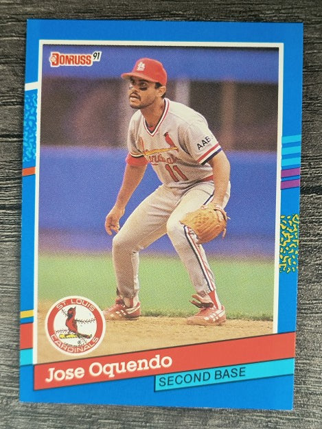 1991 Donruss #281 Jose Oquendo