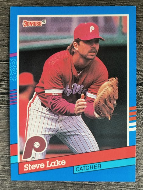 1991 Donruss #334 Steve Lake