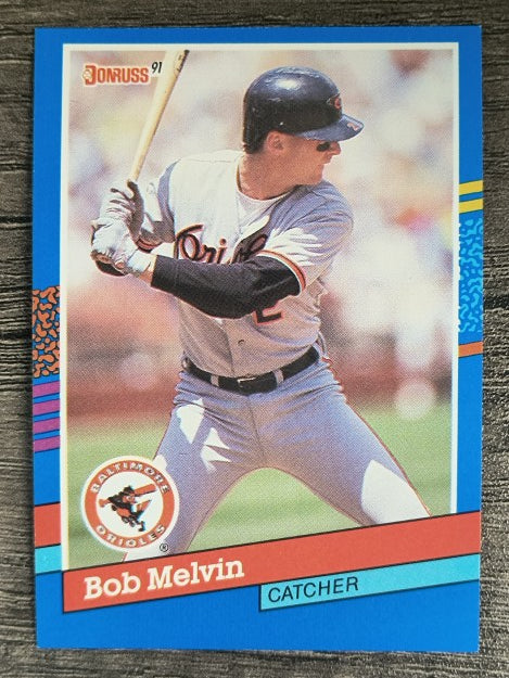 1991 Donruss #335 Bob Melvin