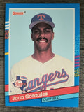 1991 Donruss #371 Juan Gonzalez