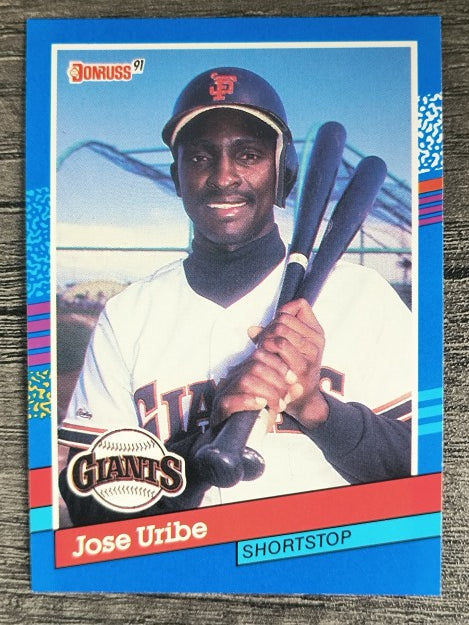 1991 Donruss #375 Jose Uribe