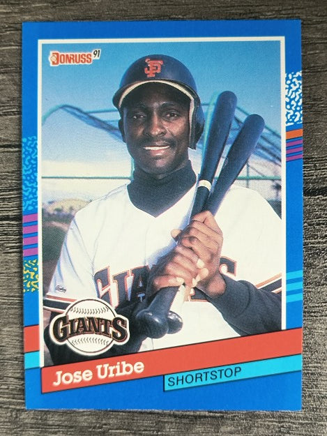 1991 Donruss #375 Jose Uribe