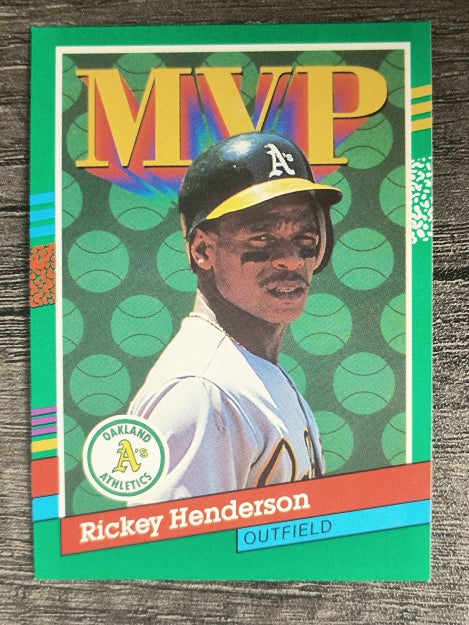 1991 Donruss #387 Rickey Henderson MVP