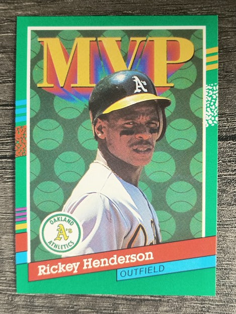1991 Donruss #387 Rickey Henderson MVP