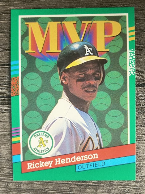1991 Donruss #387 Rickey Henderson MVP