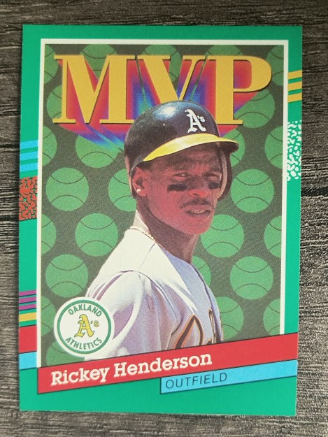 1991 Donruss #387 Rickey Henderson MVP