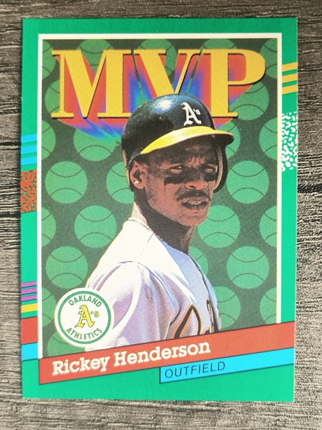 1991 Donruss #387 Rickey Henderson MVP